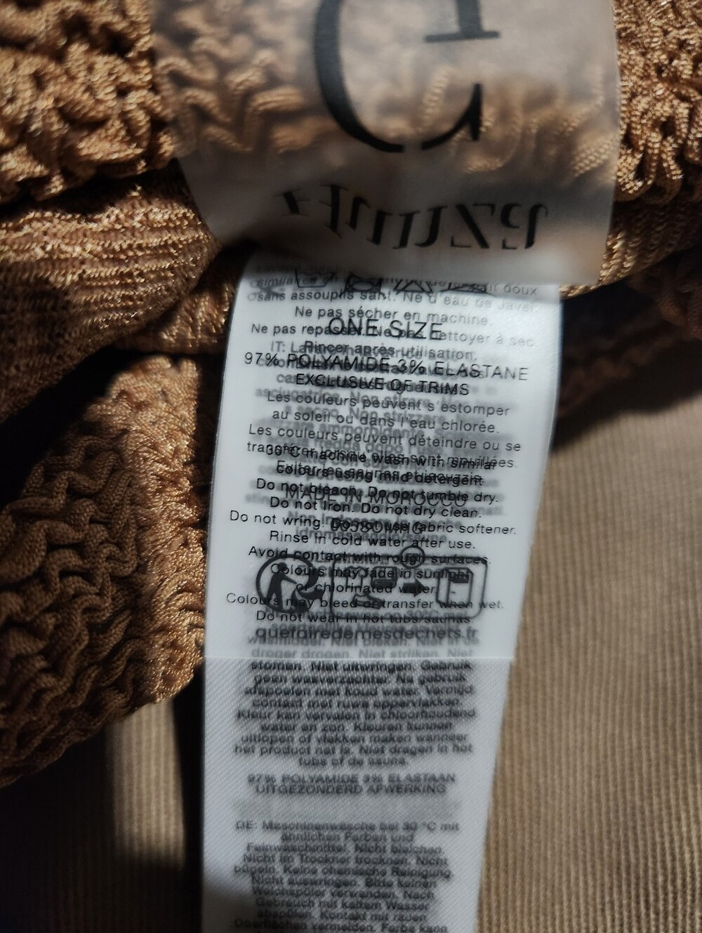 Hunza G One Piece Swimwear OS - Picture 5 of 9